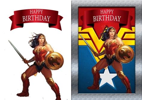 Check spelling or type a new query. Wonder Woman Birthday Card - CUP812665_83674 | Craftsuprint