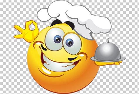 Emoticon Smiley Emoji Chef Png Clipart Chef Clip Art Eating Emoji