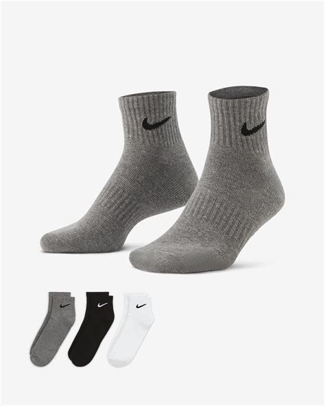 Nike Everyday Cushioned Training Ankle Socks 3 Pairs Nike Nz