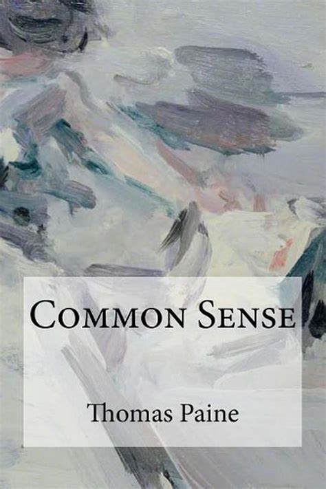 Common Sense By Thomas Paine English Paperback Book Free Shipping