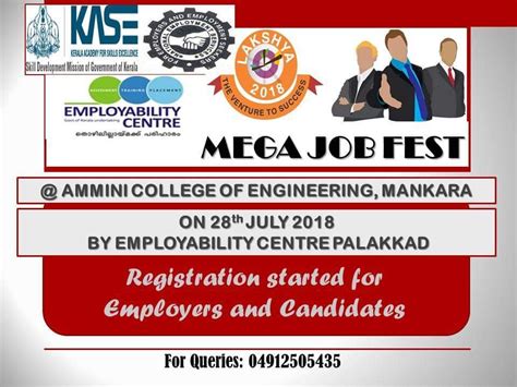 Prezintă informații despre convingerile și organizația noastră. Lakshya Mega Job Fest 2018 By Palakkad Employability ...