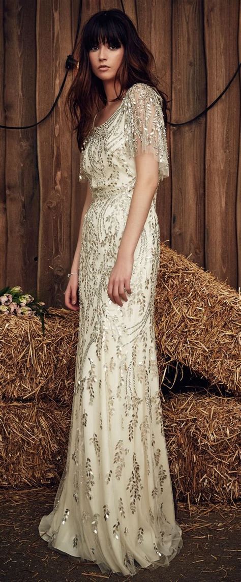 Vintage Beaded Wedding Gown