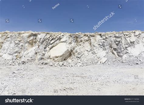 Limestone Mining Open Pit Mine Cambodia Stock Photo 371748586