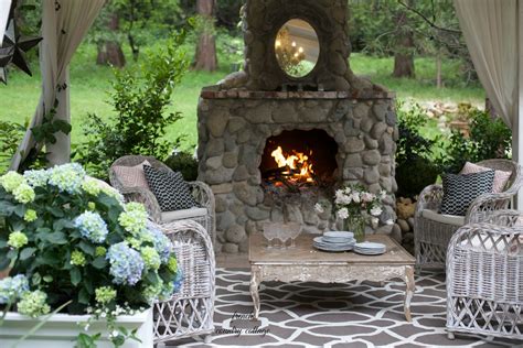 Entertaining A Fresh Inviting Look On The Patio French