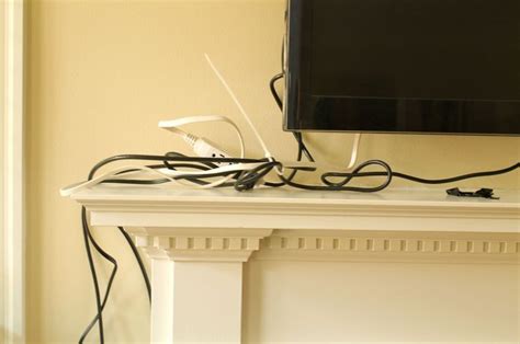 How To Hide A Hanging Tvs Unsightly Wires For Less Than 15 Hide Tv