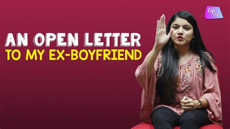 Find and follow posts tagged letter to my ex on tumblr. An open letter to my ex-boyfriend - YouTube