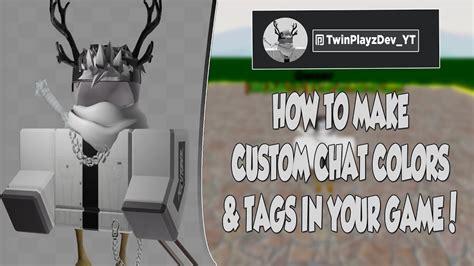 How to make Custom Chat Tags & Chat Colors in Roblox Studio 2020! | NEW