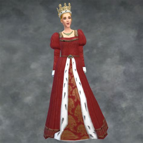 Tsm Dress Elegant Queen Sims 4 Italian Renaissance Dress Elegant
