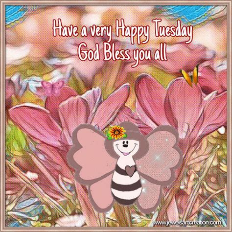 Happy Tuesday Tuesday Comments God Bless Cute Animation Glitter