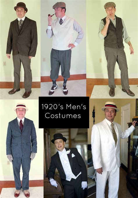 1920s men fashion costume