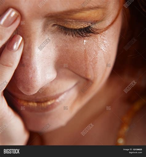 Closeup Crying Woman Image And Photo Free Trial Bigstock