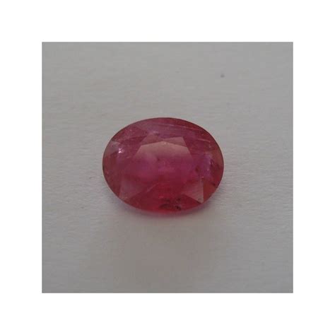 Batu Mulia Natural Ruby Purplish Red Oval 115 Carat