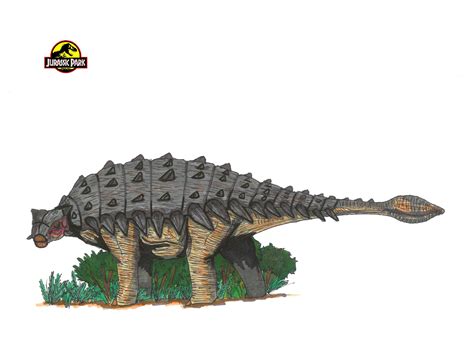 Image Jurassic Park Ankylosaurus By Hellraptor Park Pedia Jurassic Park Dinosaurs