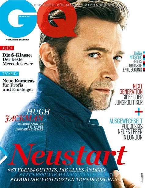Hugh Jackman Covers German Gq