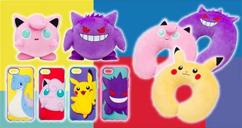 New Pokémon Pop Colors Line Features Merch Based On Pikachu Gengar Jigglypuff Lapras Psyduck