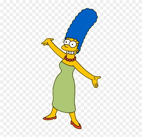 download the simpsons clipart marge simpson marge simpson webbed feet png download 548650