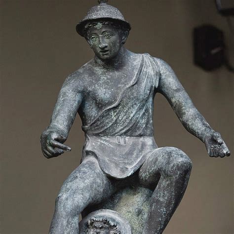 Bronzen Fonteinbeeld Van Mercurius Piet Jonker