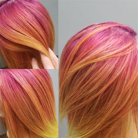 Crimson hair (赤髪 akagami) is a caster magic which utilizes hair and is a variation of hair magic. @crimsonhairdesign Regina, SK Tequila sunset hair in 2020 ...