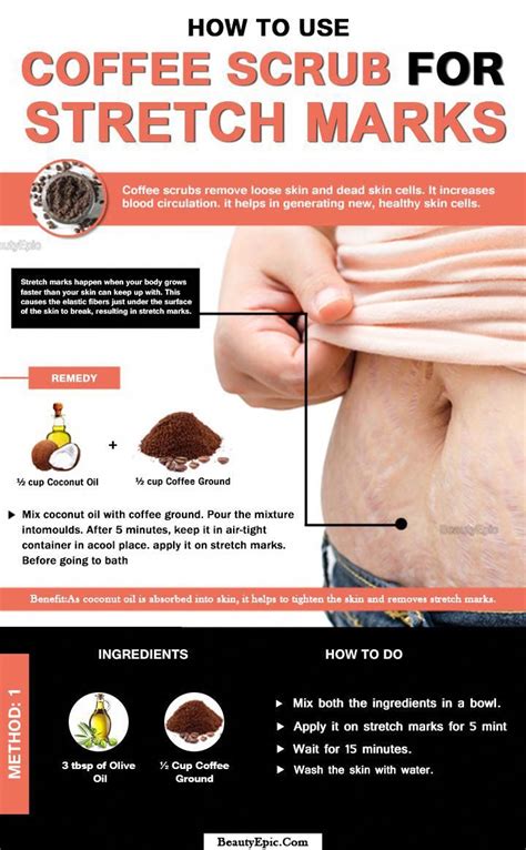 2.apply the paste on your scalp and hair. How to Remove Stretch Marks Fast with Coffee Scrub | Stretch marks, Stretch mark removal, Coffee ...