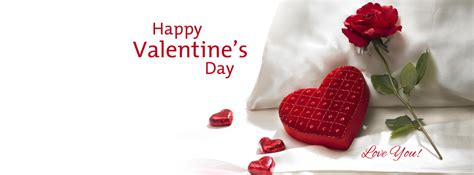 Happy Valentines Day Heart Love And Roses Facebook Cover Photos
