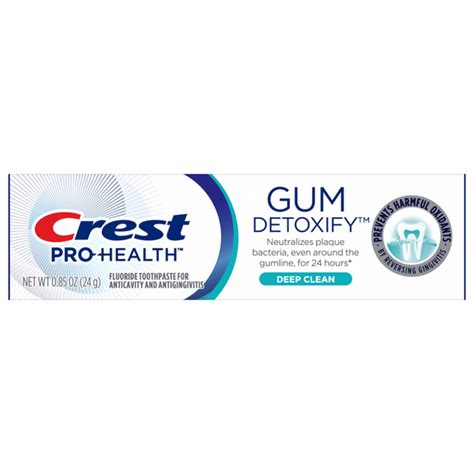 Save On Crest Pro Health Gum Detoxify Toothpaste Deep Clean Travel