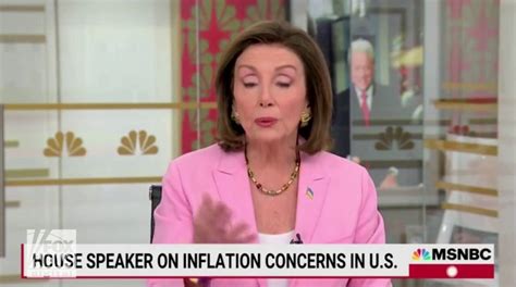 Nancy Pelosi ‘so Much Is Being Done By Biden On Inflation Must ‘make