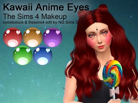 Sims 4 Ccs The Best Kawaii Anime Eyes By Ng Sims