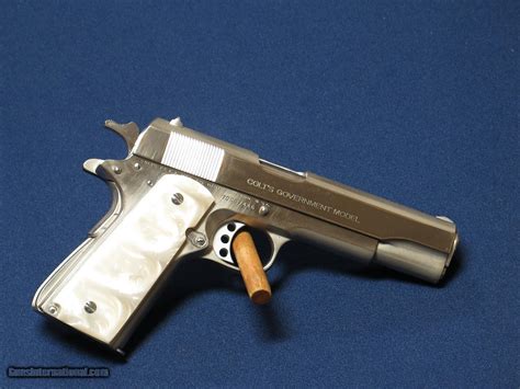 Colt 1911 45 Acp Nickel 70s Series