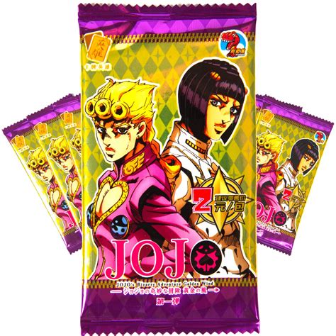 Three Packs Of Jojo Chocolates With Cartoon Characters On The Front And One Is Purple