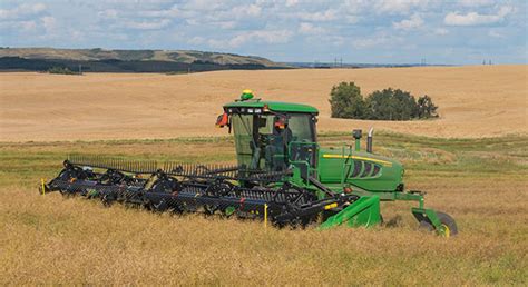 Deere Unveils W Self Propelled Windrower With Final Tier Engine