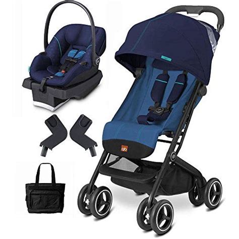 Goodbaby Gb Qbit Seaport Blue Asana Infant Car Seat And Stroller Travel