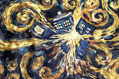 Poster Doctor Who Tardis En Explostion 915cm X 61cm Un Poster