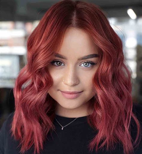 Stunning Styles How To Rock Medium Red Hair With Bangs And Make Heads Turn