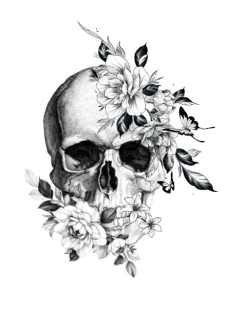 Pin By Lola On Beautiful Skulls Tattoo Skull Tattoo Flowers Pretty
