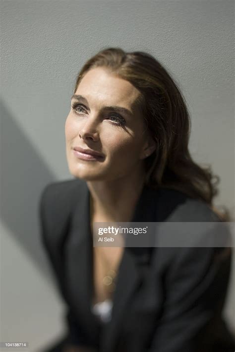 Actress Brooke Shields Poses For A Portrait Session On September 1 At