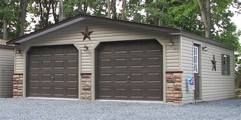 2 Car Modular Garages Pine Creek Structures