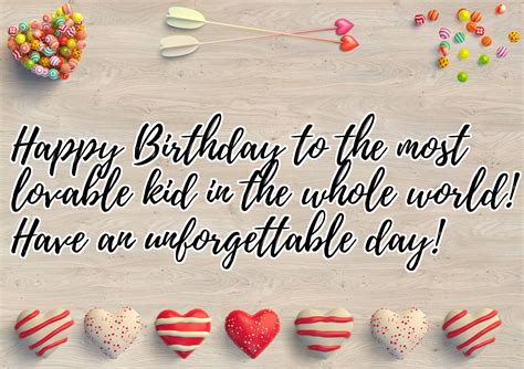 Happy Birthday Wishes for Kids | Facts About All