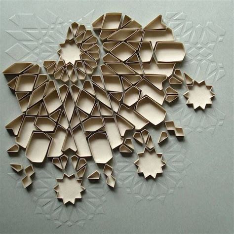 Matt Shlian Paper Sculpture Geometric Sculpture Paper Art