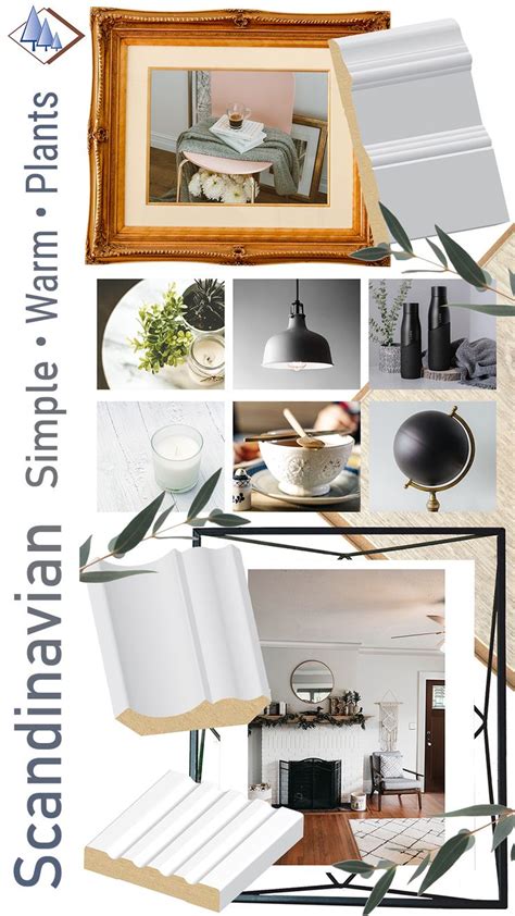 Scandinavian Mood Board Simple Interior Design Home Ideas