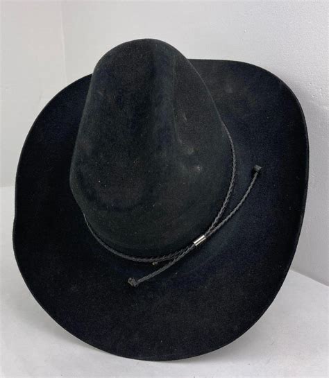 Sold Price Vintage John B Stetson 4x Beaver Cowboy Hat Size 7