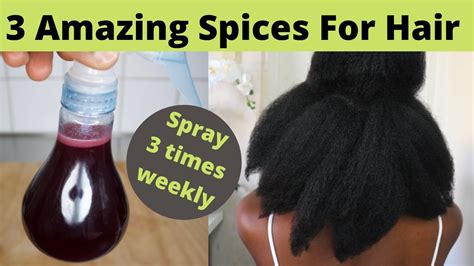 Only 3 Spices Hair Growth Spray For A Week On Cornrows And The Results
