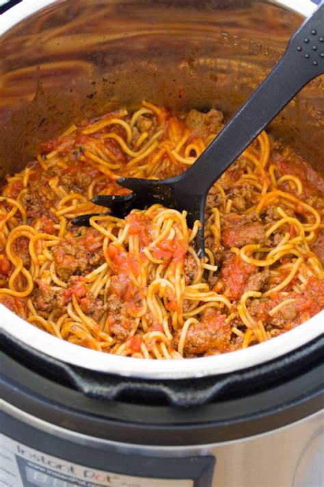 Here are the best, fastest, healthy instant pot recipes we could find. Instant Pot Spaghetti