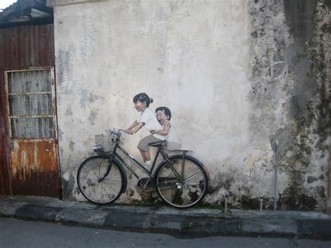 ♥ Penang Street Art/ Mural Painting (by Ernest Zacharevic) ~ C_melody•向幸福出发