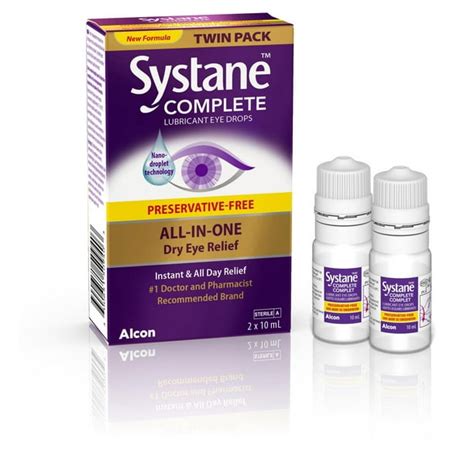 Systane® Complete Preservative Free Lubricant Eye Drops Eye Drops For