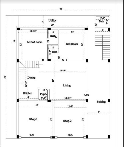 Floor Plan Design With Dimension In Meters Floor Roma