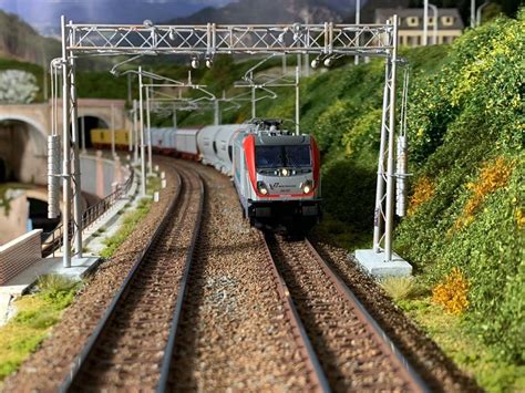 Train Model Railway Diorama Railroad Real Structures Pins Scenes