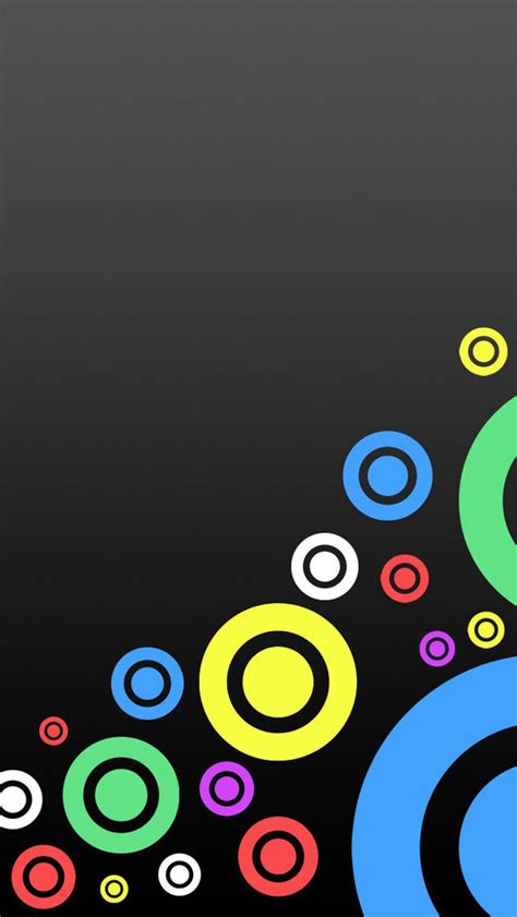 Colorful Circles The Iphone Wallpapers