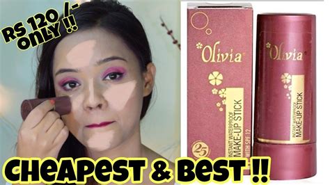 Best And Cheapest Foundation In India Olivia Pan Stick Review And