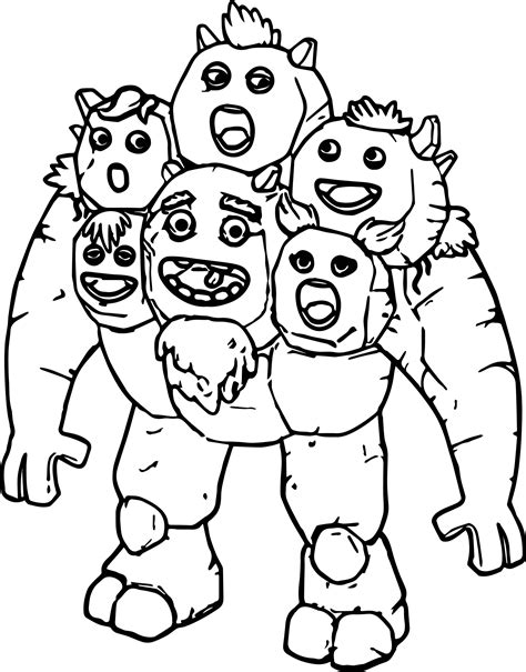 Awesome Breeding Stone Monsters Coloring Page Coloring Sheets For Kids