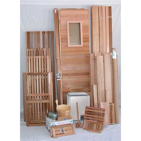 Second, you need to choose a sauna seating layout. 6'x10' Sauna Kit | DIY Precut + Heater Package